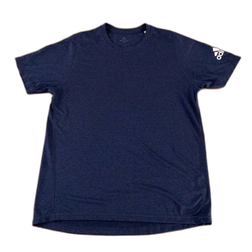 Adidas Freelift Men's Navy Blue Short Sleeve Crew Neck T-Shirt